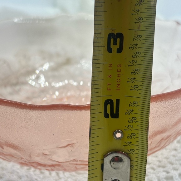 Arcoroc France Rosaline Pink Glass Bowl - Picture 5 of 5